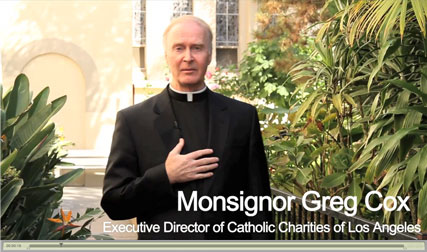 Monsignor Cox Video Message