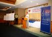 Harold Greene, Catholic Charities' Board member and Master of Ceremonies at reception