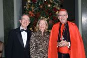 Richard and Maude Ferry with Cardinal Mahony