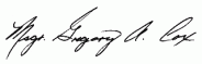 Monsignor Gregory A. Cox